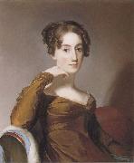 Oil on canvas portrait of Elizabeth McEuen Smith by Thomas Sully Thomas